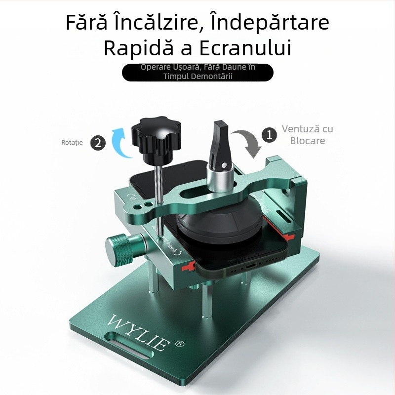 Fixare multifuncțională pentru telefon mobil, fixare laterală pentru ecranul Apple, îndepărtarea sticlei capacului din spate și înlocuirea instrumentului de menținere a presiunii pe capacul din spate