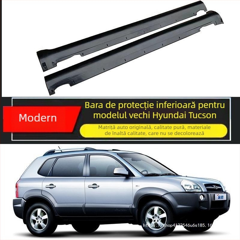 Potrivit pentru Tucson modern, fustă laterală inferioară, grindă laterală, fustă laterală nouă și veche, fustă laterală inferioară mare, trimite clic