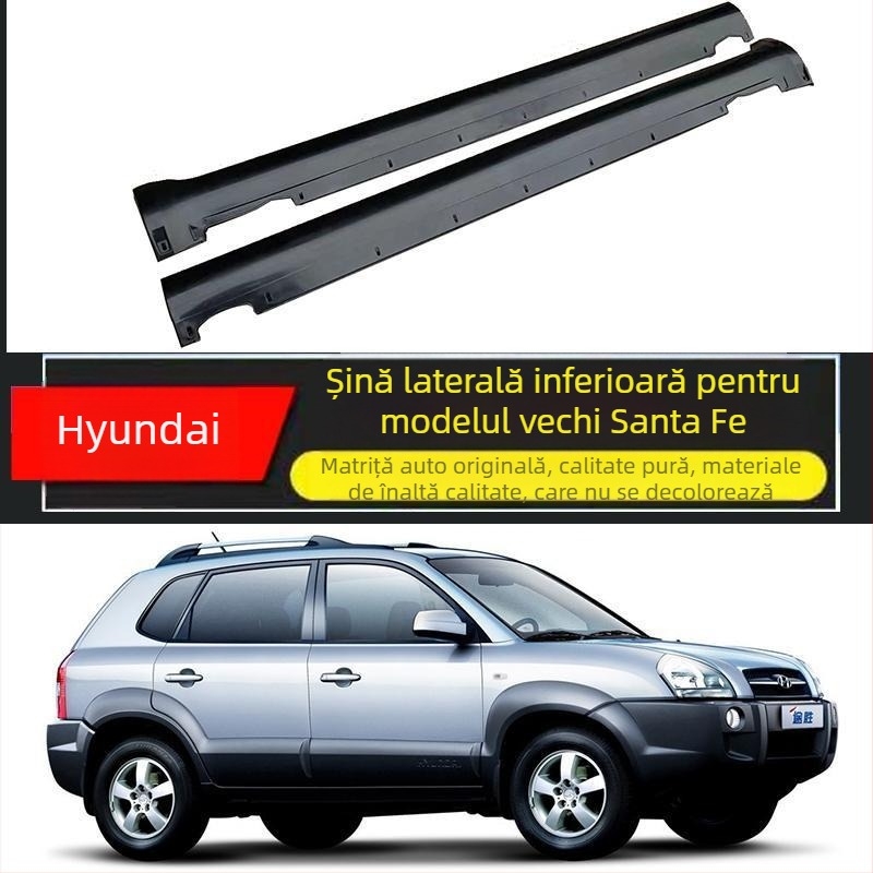 Potrivit pentru Tucson modern, fustă laterală inferioară, grindă laterală, fustă laterală nouă și veche, fustă laterală inferioară mare, trimite clic