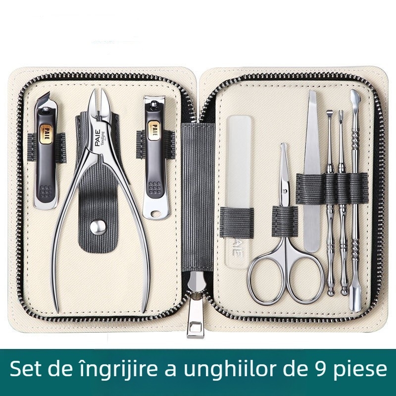 Set de unghiere portabile, set de unghiere de uz casnic, unghii groase de la picioare, set portabil mare