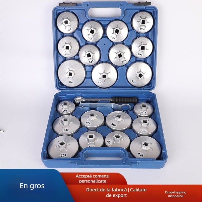 Cheie portabilă de uz casnic pentru grilă de ulei, cheie pentru filtru, cheie pentru capac de filtru de ulei, instrument de schimbare a uleiului, producători en-gros