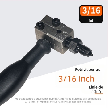 Expansor conductă de frână, țeavă de ulei, țeavă de aer condiționat, alezare cu cap ciupercă, scule pentru țeavă de frână, cap ciupercă 4,75 mm, reparații auto
