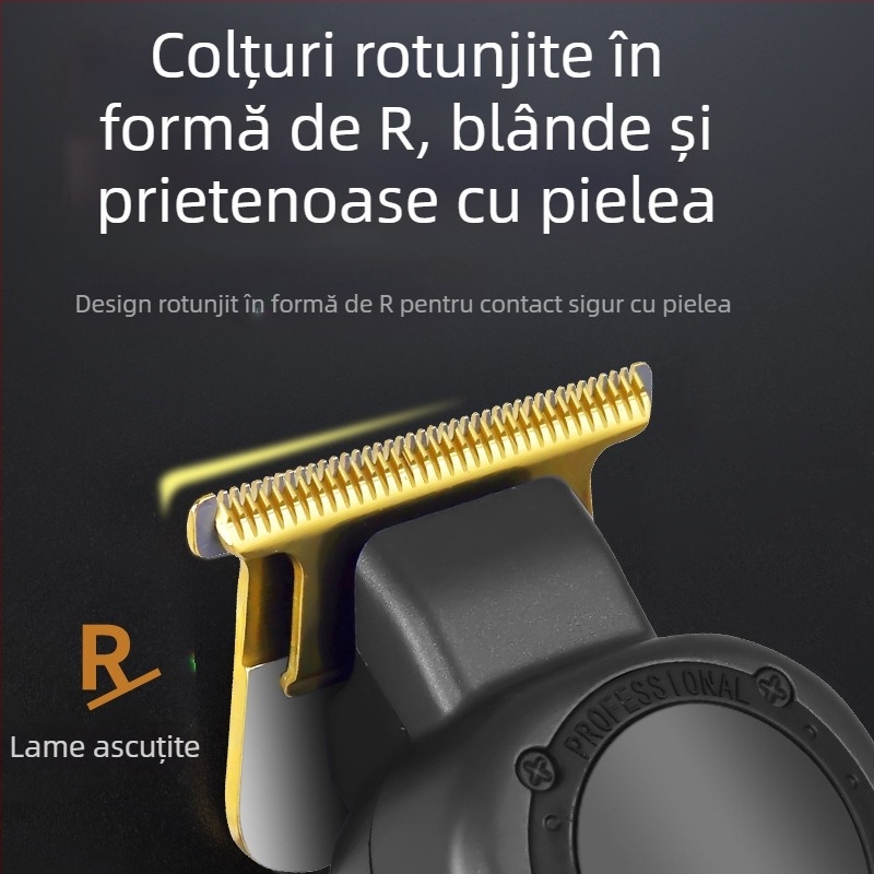 SOLIMPIA Vintage Hair Clipper Men's Razor Electric Clipper USB Reîncărcabilă Hair Salon Oil Head Carving Clipper