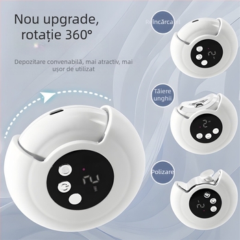Model nou, unghier electric de uz casnic multifuncțional anti-stropire, rotativ la 360 °, instrument de lustruire și polizor 2 în 1.