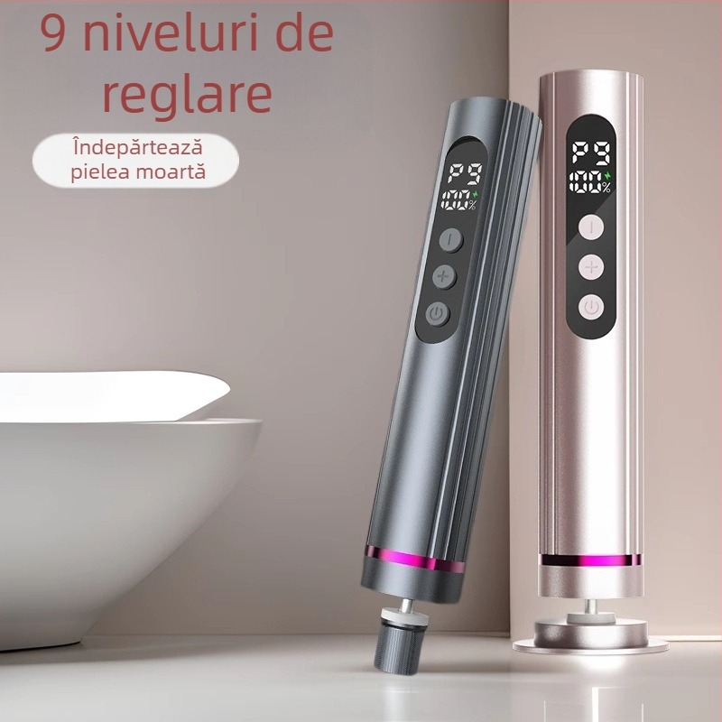 Pedichiură electrică, nouă mașină de tuns picioare, cu afișaj digital două în unu, pentru îngrijirea picioarelor, peeling, mașină de tuns picioare