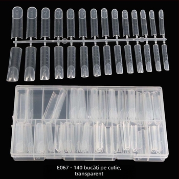 Armură de cristal cu cap plat, 150 de denim roz, armură de extensie, armură de fototerapie, unghii false, manichiură transfrontalieră