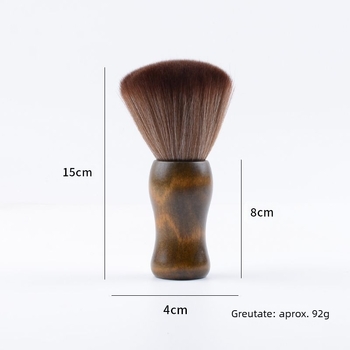 Perie de păr pentru frizerie, perie de păr cu peri moi, perie de curățare a părului rupt, instrument de coafură cu ridicata