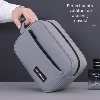 Geantă de toaletă pentru bărbați, de vânzare cu amănuntul, portabilă, multifuncțională, de mare capacitate, impermeabilă, pentru depozitarea cosmeticelor
