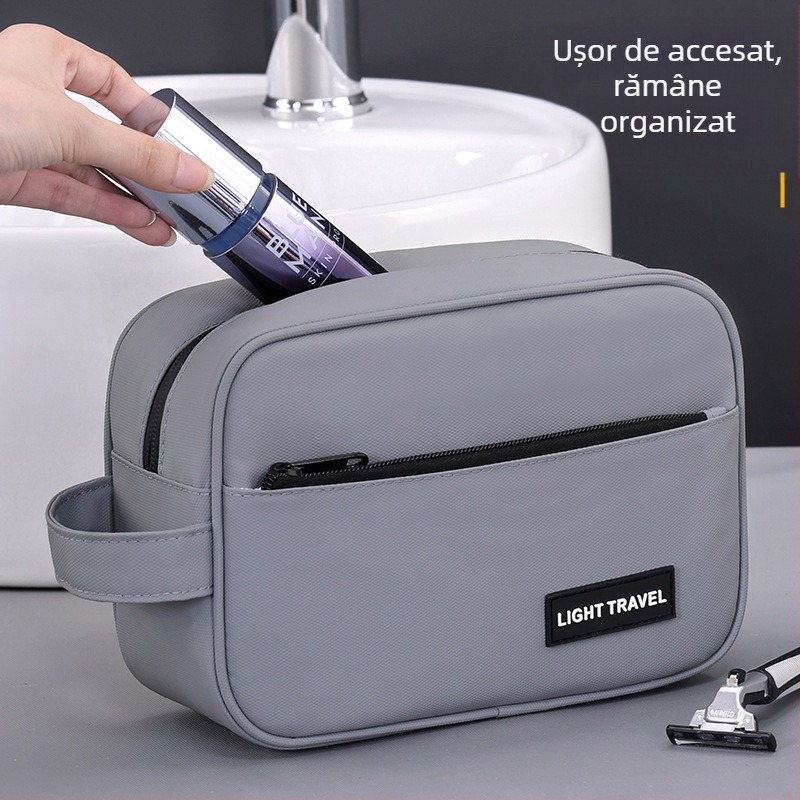 Geantă de toaletă pentru bărbați, de vânzare cu amănuntul, portabilă, multifuncțională, de mare capacitate, impermeabilă, pentru depozitarea cosmeticelor