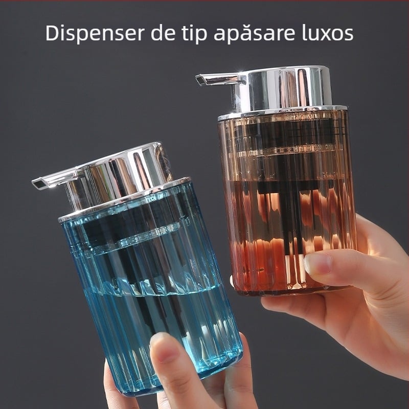 Cupă de spălat de călătorie, șampon, săpun de corp, săpun de mână, presă de spumă, îmbuteliere, demachiant facial, spumă