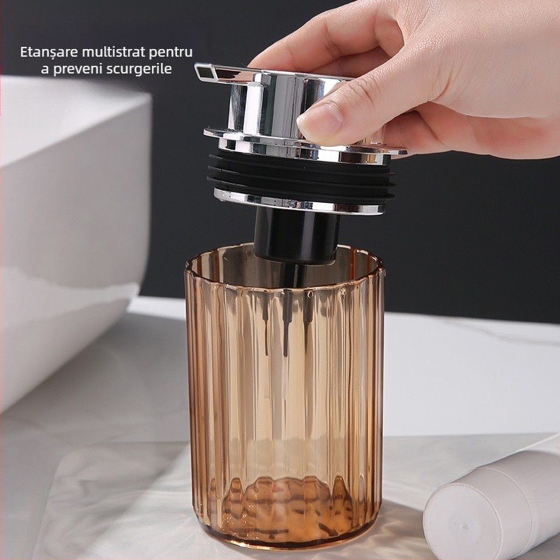 Cupă de spălat de călătorie, șampon, săpun de corp, săpun de mână, presă de spumă, îmbuteliere, demachiant facial, spumă