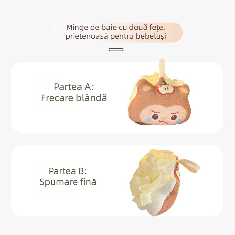 Prosop de baie cu două fețe, stil nou, special pentru femei, artefact de noroi pentru frecarea spatelui, prosop de baie de uz casnic două în unu, en-gros