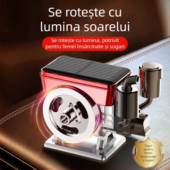 Tractor auto aromaterapie lumină solară senzor parfum de lungă durată accesorii interioare auto mașină noroc ornamente aromaterapie de înaltă calitate