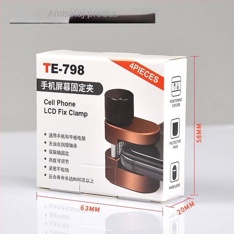 Clemă de fixare a ecranului pentru telefon mobil Apple Android, tabletă, adeziv pentru ecran, clemă de fixare a ecranului pentru produs digital