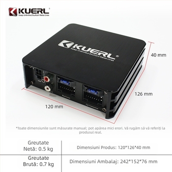 Amplificator de putere DSP cu ecran mare, Android, cu 4 căi și 6 căi, fără pierderi, pentru modificarea audio auto, en-gros, plug and play