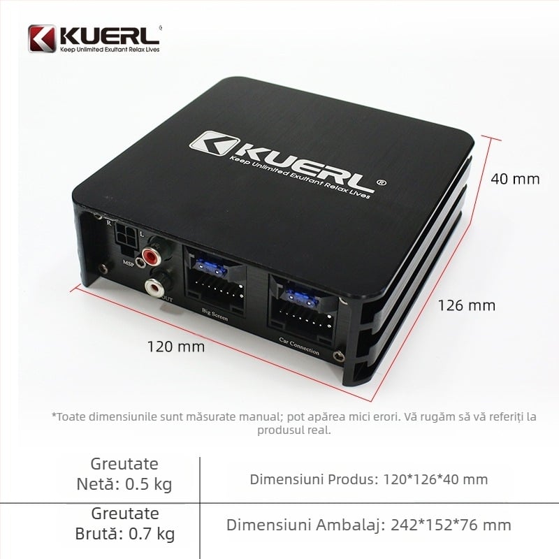 Amplificator de putere DSP cu ecran mare, Android, cu 4 căi și 6 căi, fără pierderi, pentru modificarea audio auto, en-gros, plug and play