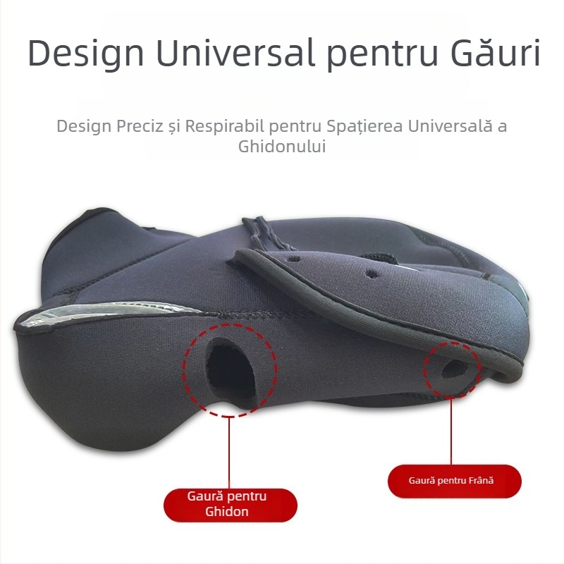 Motocicletă mâner acoperire iarnă îngroșată scufundări material rezistent la vânt mâner acoperire motocicletă mănuși calde de echitatie mâner acoperire