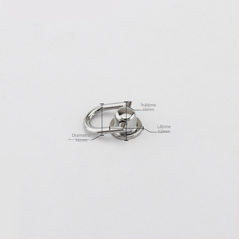 Vânzări directe din fabrică din aliaj agățat cataramă pentru urechi accesorii hardware pentru bagaje geantă metalică agățat inel cataramă pentru geantă mini cataramă fixă