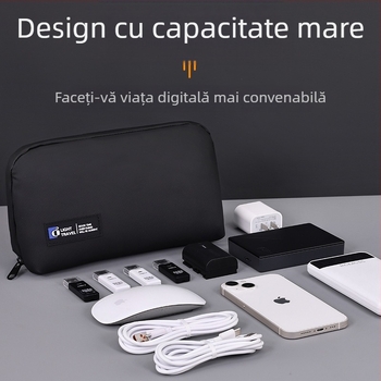 Geantă de depozitare pentru cablu de date din seria Elite, geantă de depozitare pentru căști cu mouse, accesorii digitale, geantă de voiaj