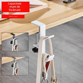 Cârlige pentru rucsacuri, en-gros, în stoc, pentru birouri de studenți, genți agățate lateral, fără adeziv, detașabile, cârlig mobil individual pentru birou