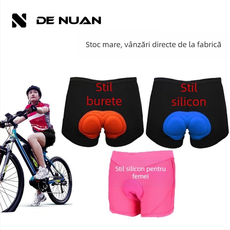 Lenjerie de ciclism, absorbantă de șocuri, respirabilă, cu logo imprimat, pantaloni scurți din silicon, care absorb umezeala, pantaloni scurți de alergare cu aer, en-gros, din burete