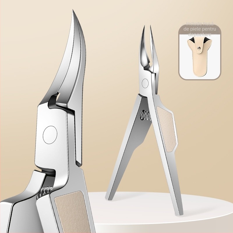 Unghiere noi, foarfece speciale pentru unghii, extensie oblică a gurii, clește Hawkbill single, unghii încarnate, inflamație pentru pedichiură, unghii clește
