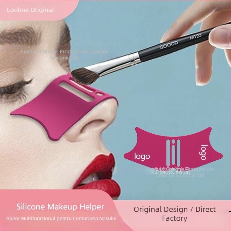 Machiaj de frumusețe transfrontalier nou nas umbră nas Alar reparare instrument silicon multifuncțional creion de ochi auxiliar ruj genelor deflectoare