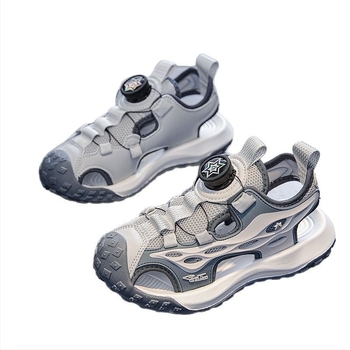 Pantofi de plajă Baotou pentru băieți, vară, pantofi noi cu nasturi pentru fete, sandale sport antiderapante anti-șoc, la modă, en-gros