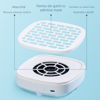 Aspirator portabil pentru unghii M3 mini, aspirator de unghii cu zgomot redus, nou, transfrontalier