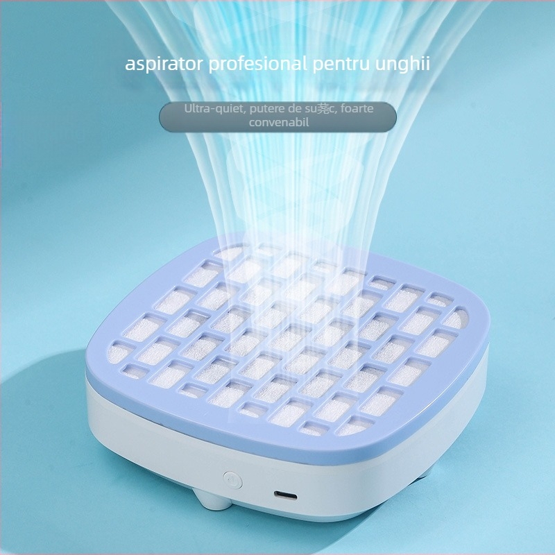 Aspirator portabil pentru unghii M3 mini, aspirator de unghii cu zgomot redus, nou, transfrontalier