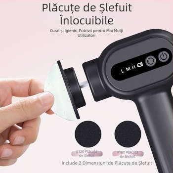 Produs nou transfrontalier pentru îndepărtarea pielii moarte, Aparat de pedichiură impermeabil, Calusuri, Pedichiură cu 6 viteze și bază, Producător de polisoare electrice pentru picioare