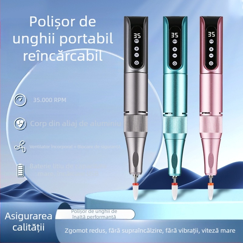 Stilou nou pentru lustruirea unghiilor cu rezistență ultra-lungă, stilou pentru îndepărtarea unghiilor, magazin de unghii, uz personal, nu se agită, nu se încălzește, îndepărtarea unghiilor