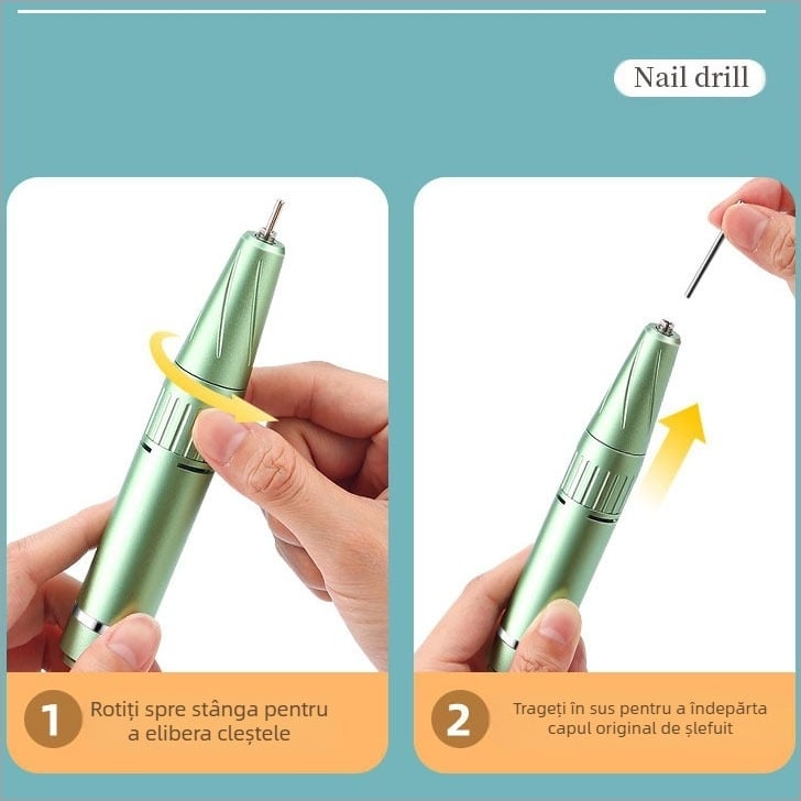 Amazon 2024 nou șlefuitor de unghii cu standby super lung, sticlă de parfum, îndepărtare a unghiilor, stilou de lustruire a unghiilor