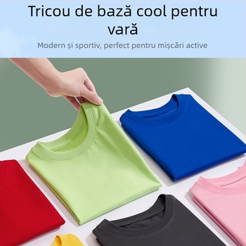 Haine de vară din bumbac pentru băieți, haine de vară pentru bebeluși, imprimate cu mânecă scurtă, haine de vară pentru copii, stilist, băieți, la modă, nou, cu guler rotund, tricou