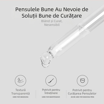 Stilou de spălare uleios pentru unghii, stilou de protecție împotriva apei, stilou tactil, nu dăunează stiloului de spălare, stilou de fototerapie lichid de curățare, magazin special de unghii
