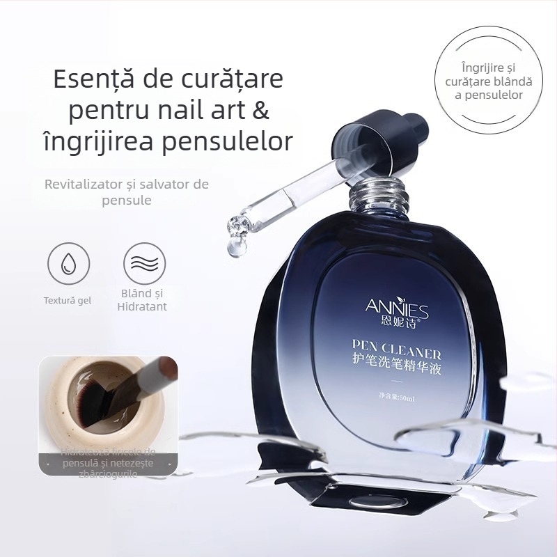 Stilou de spălare uleios pentru unghii, stilou de protecție împotriva apei, stilou tactil, nu dăunează stiloului de spălare, stilou de fototerapie lichid de curățare, magazin special de unghii