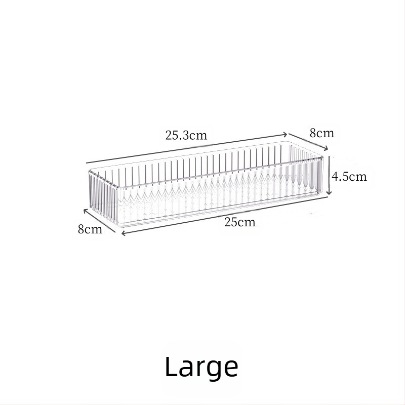 Cutie mică pentru cosmetice, compartimentată, pentru masă de toaletă, îngrijirea pielii, cutie de depozitare cu sertar pentru ruj încorporată