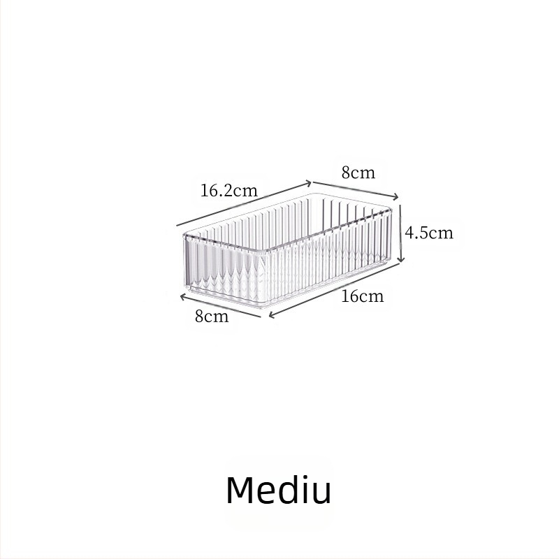 Cutie mică pentru cosmetice, compartimentată, pentru masă de toaletă, îngrijirea pielii, cutie de depozitare cu sertar pentru ruj încorporată