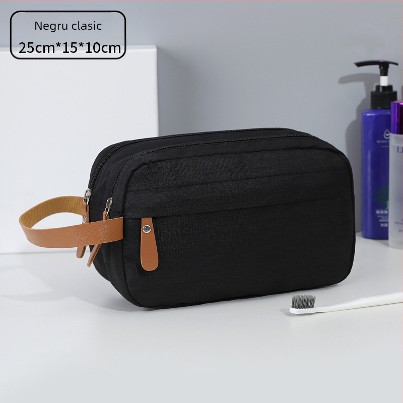 Geantă de depozitare cationică pentru călătorii, geantă de toaletă divizată, geantă cosmetică portabilă, capacitate mare, pentru călătorii de afaceri pentru bărbați