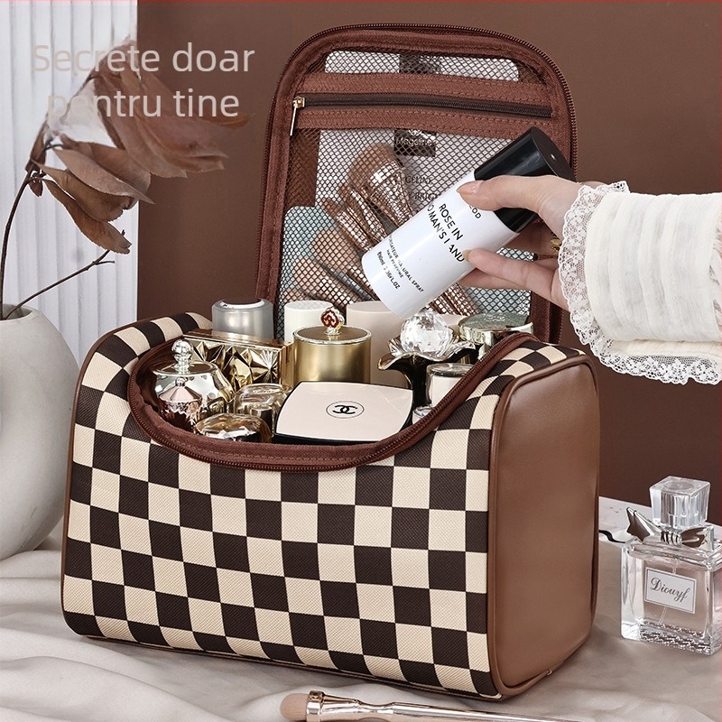 Geantă de depozitare Maillard pentru femei, capacitate mare, portabilă, stil Ins, valoare ridicată în frumusețe, geantă de depozitare pentru cosmetice de călătorie nouă