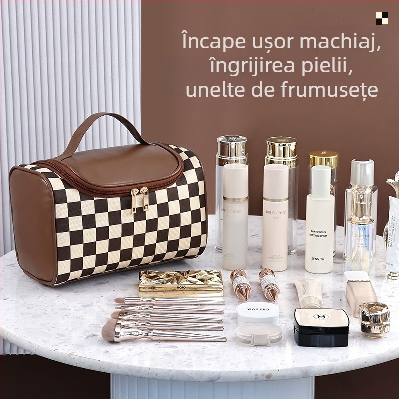 Geantă de depozitare Maillard pentru femei, capacitate mare, portabilă, stil Ins, valoare ridicată în frumusețe, geantă de depozitare pentru cosmetice de călătorie nouă
