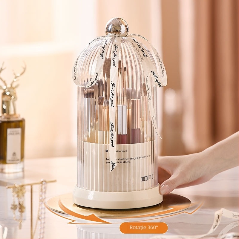 Cutie rotativă de depozitare cosmetică, cutie multi-strat pentru stilouri de sprâncene, cilindru de depozitare pentru birou, suport pentru stilouri, suport pentru ruj, raft de depozitare diverse