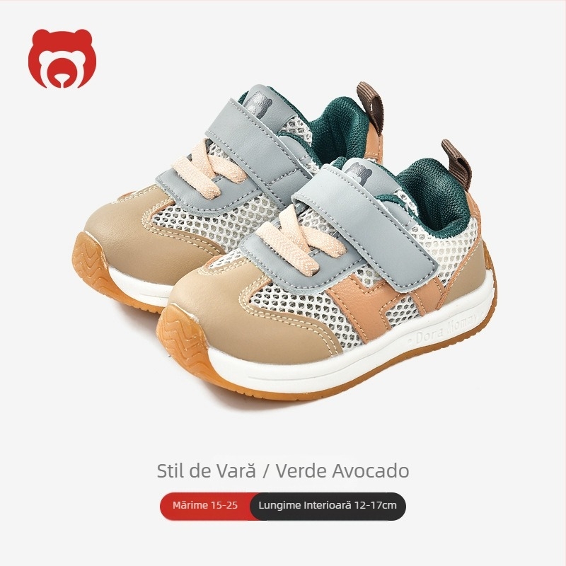 Sandale pentru bebeluși, pantofi de vară pentru bărbați, pantofi funcționali pentru copii mici, 0 1-2 ani, pantofi cu fund moale antiderapant pentru bebeluși, pantofi din plasă pentru femei