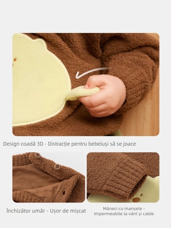 Pulover pentru copii, pulover pentru bebeluși, toamnă și iarnă, 2024, cămașă tricotată pentru copii, cămașă de bază din catifea pe jumătate laterală pentru băieți și fete