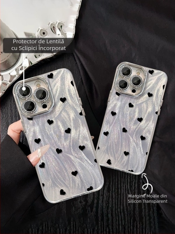 Carcasă de telefon mobil Love Apple 16Promax pentru iPhone 15/14Plus, rezistentă la uzură, stil 13Pro, stil All-Inclusive, 12/11 inci