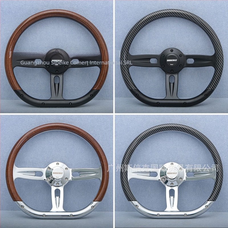 Volan auto retro clasic general, vânzări directe din fabrică, volan modificat de 14 inch, volan competitiv, volan modificat