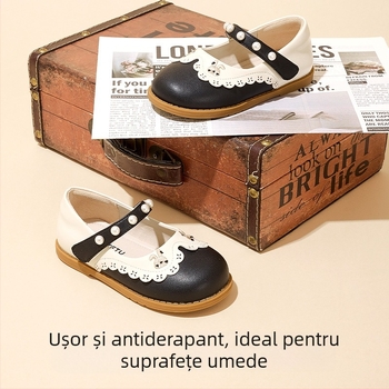 Carter Rabbit 2024 Toamna nouă Pantofi mici din piele în stilul Academiei Britanice Mary Jane Pantofi de prințesă Pantofi pentru băieți și fete Pantofi pentru studenți