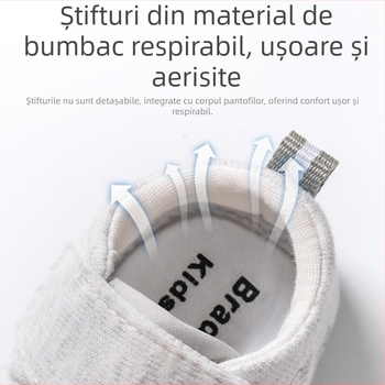 Pantofi de mers pe jos pentru nou-născuți, cu talpă moale, antiderapanți și rezistenți la uzură, model desen animat, 03--12 luni