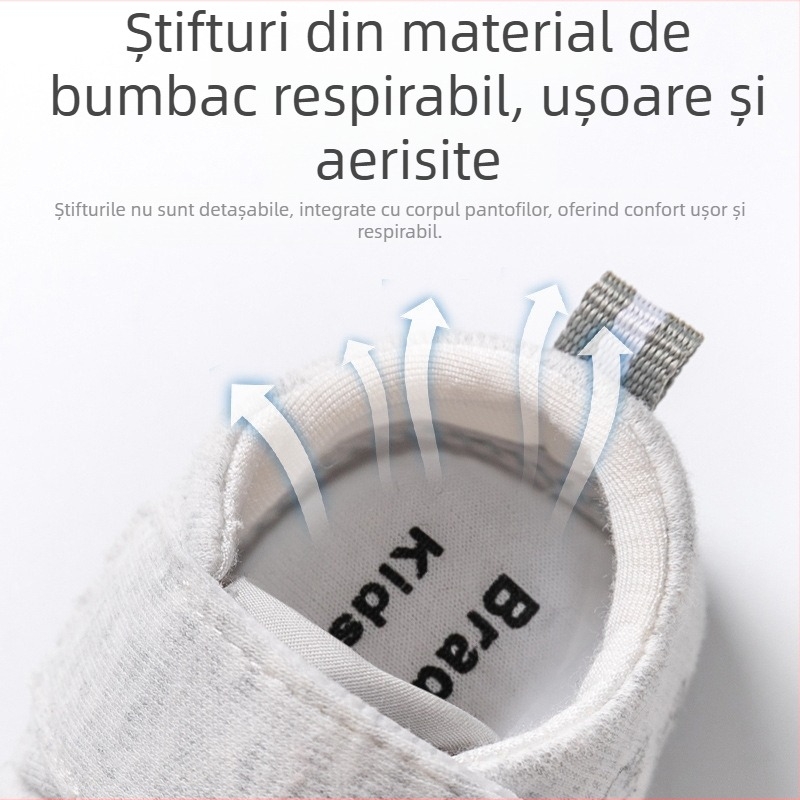 Pantofi de mers pe jos pentru nou-născuți, cu talpă moale, antiderapanți și rezistenți la uzură, model desen animat, 03--12 luni