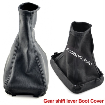Compatibil cu maneta schimbătorului de viteze auto Opel CORSA, cusut cu handbal, capac anti-praf din piele pentru chiulasă de viteze